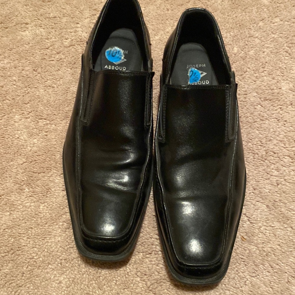 Joseph abboud mens leather slip in shoes